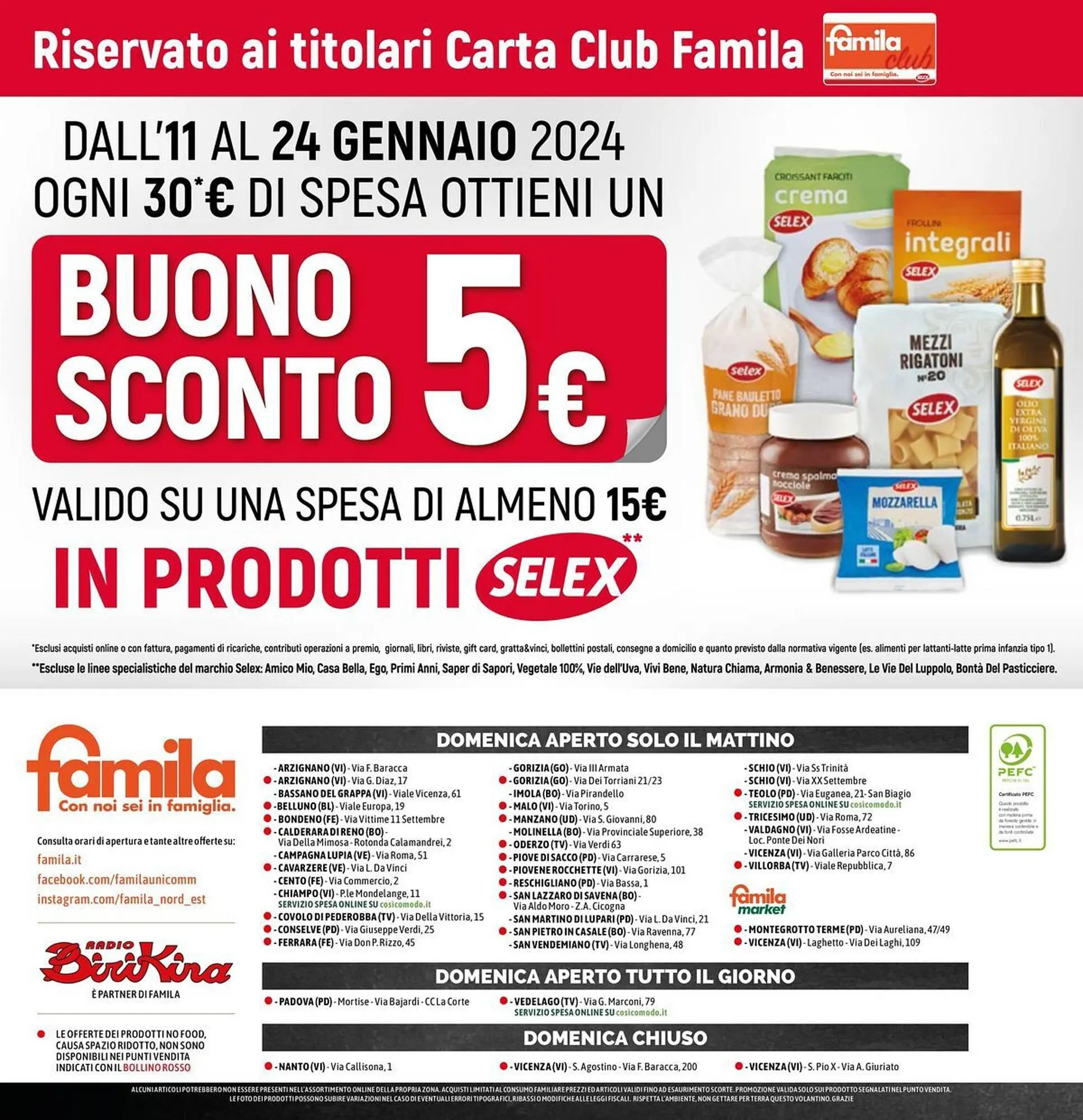 Volantino Famila da 11 gennaio a 24 gennaio di 2024 - Pagina del volantino 24