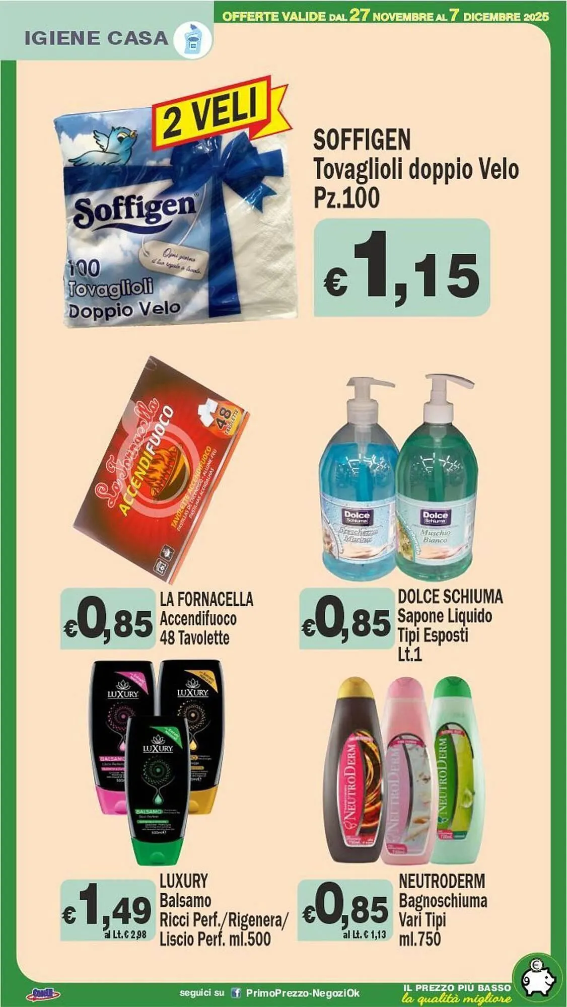 Volantino Primo Prezzo da 27 novembre a 7 dicembre di 2025 - Pagina del volantino 24