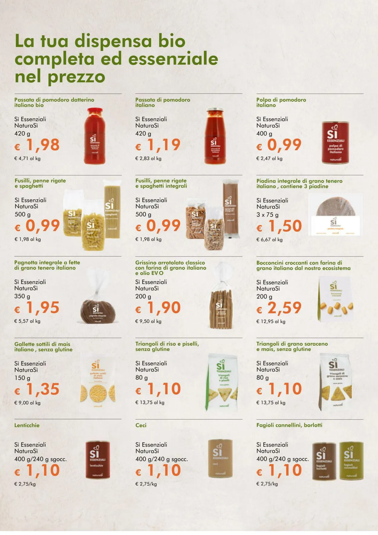 NaturaSì da 1 ottobre a 31 ottobre di 2023 - Pagina del volantino 3