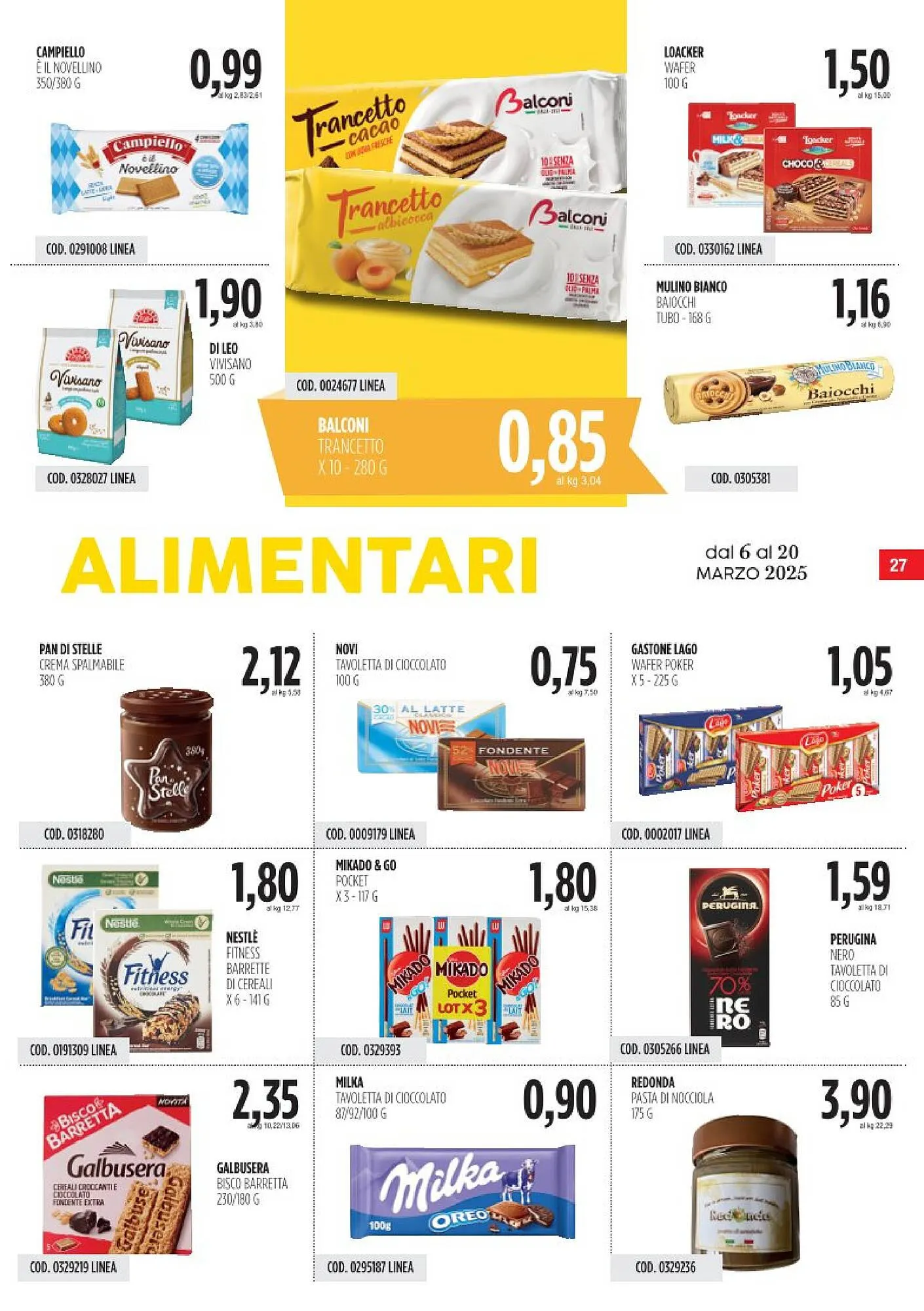 Volantino Carico Cash & Carry da 6 marzo a 20 marzo di 2025 - Pagina del volantino 27