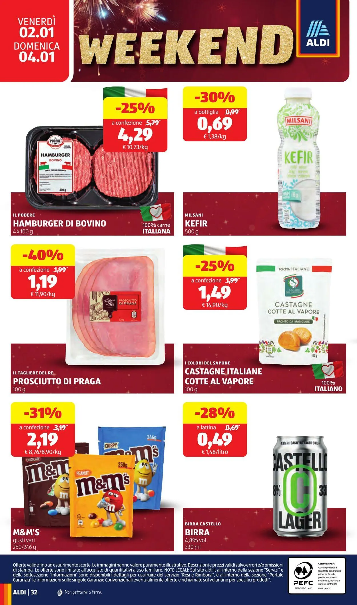 Aldi Volantino attuale da 29 dicembre a 4 gennaio di 2026 - Pagina del volantino 32