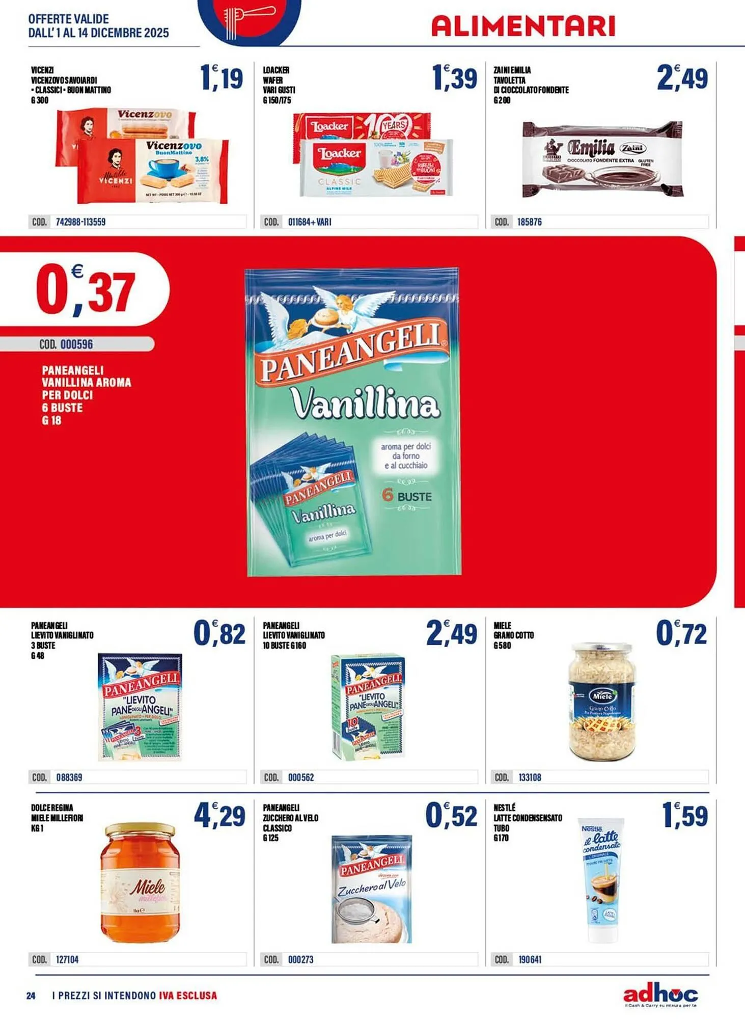 Volantino Adhoc da 2 dicembre a 14 dicembre di 2025 - Pagina del volantino 24