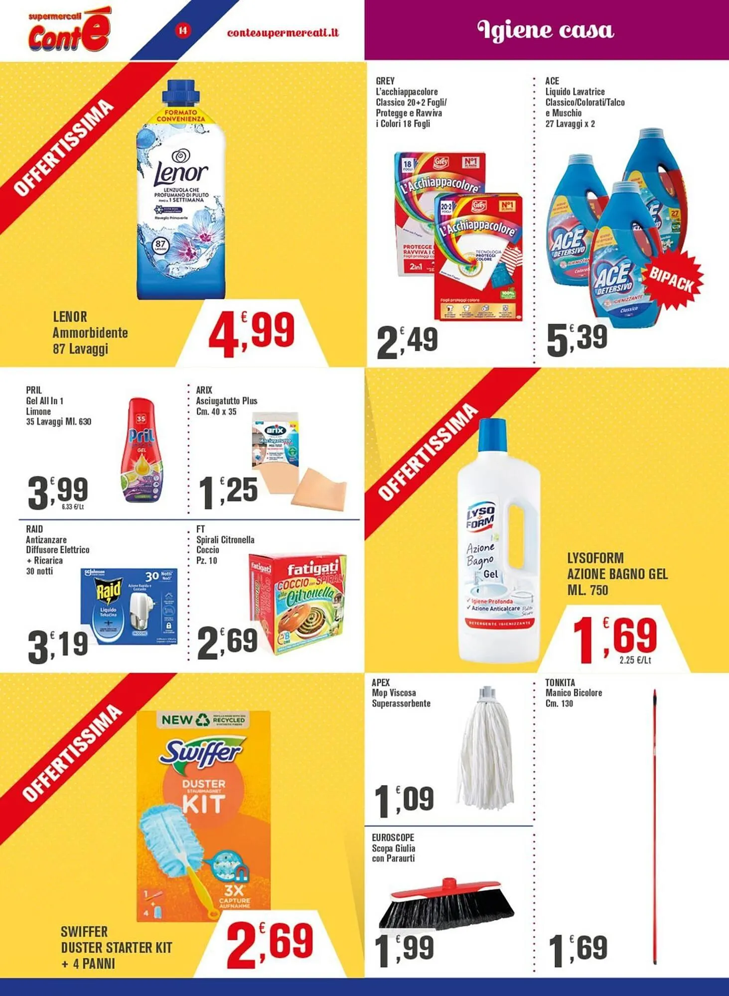 Volantino Conté Supermercati da 31 luglio a 10 agosto di 2025 - Pagina del volantino 14