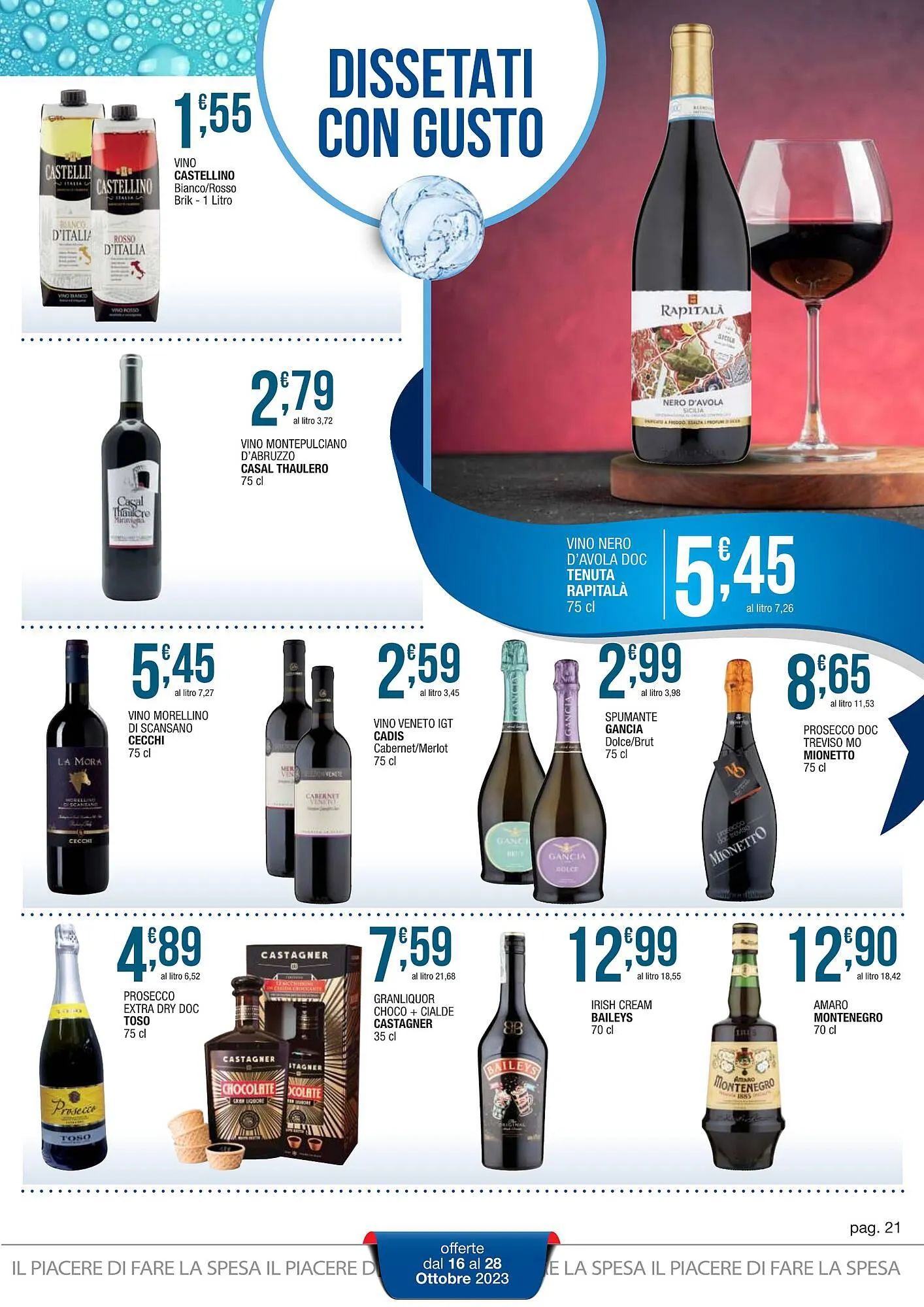 Volantino Sidis da 16 ottobre a 28 ottobre di 2023 - Pagina del volantino 21