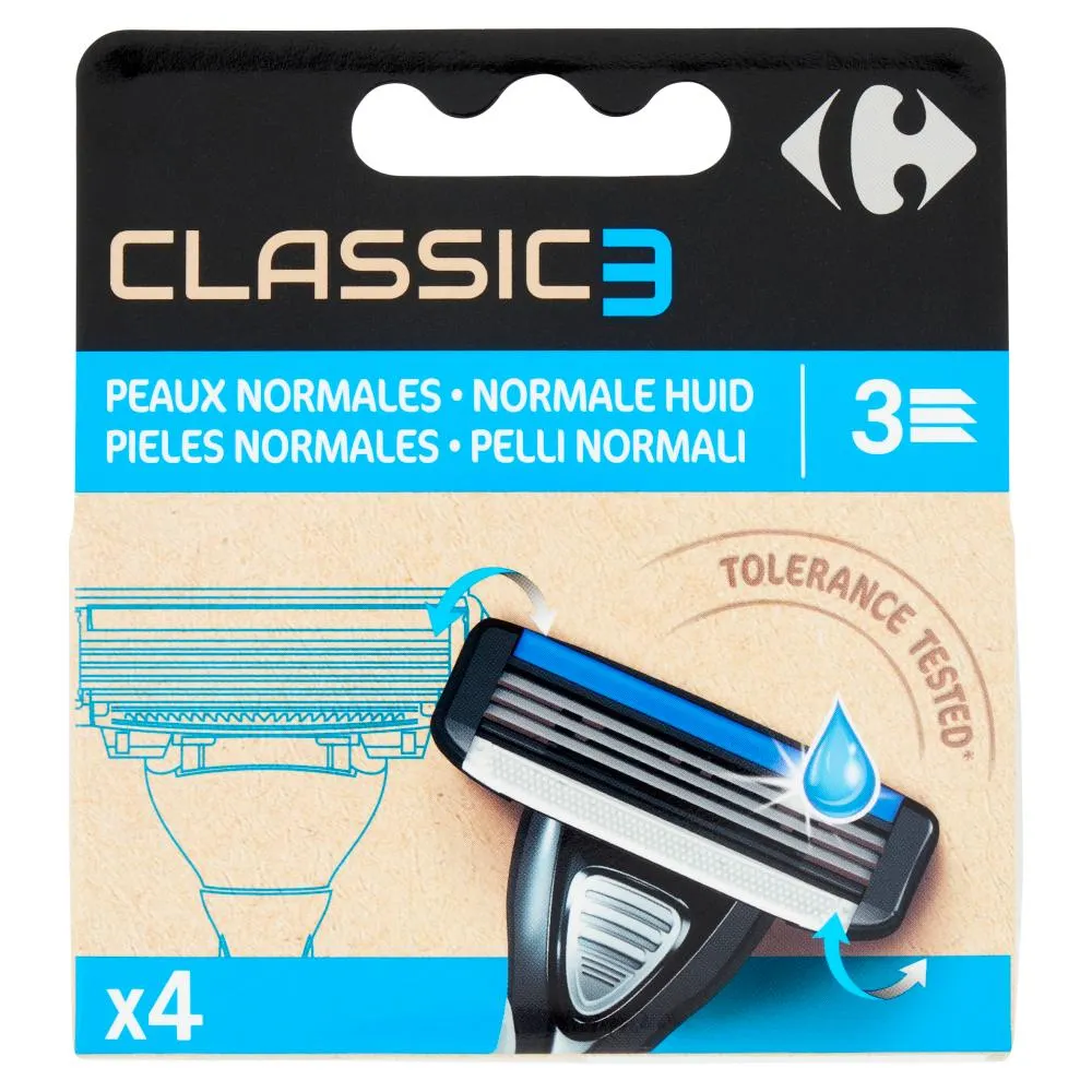 Carrefour Classic 3 Pelli Normali 4 pz