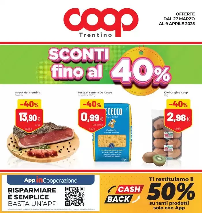 Sconti fino al 40% da 27 marzo a 9 aprile di 2025 - Pagina del volantino 1