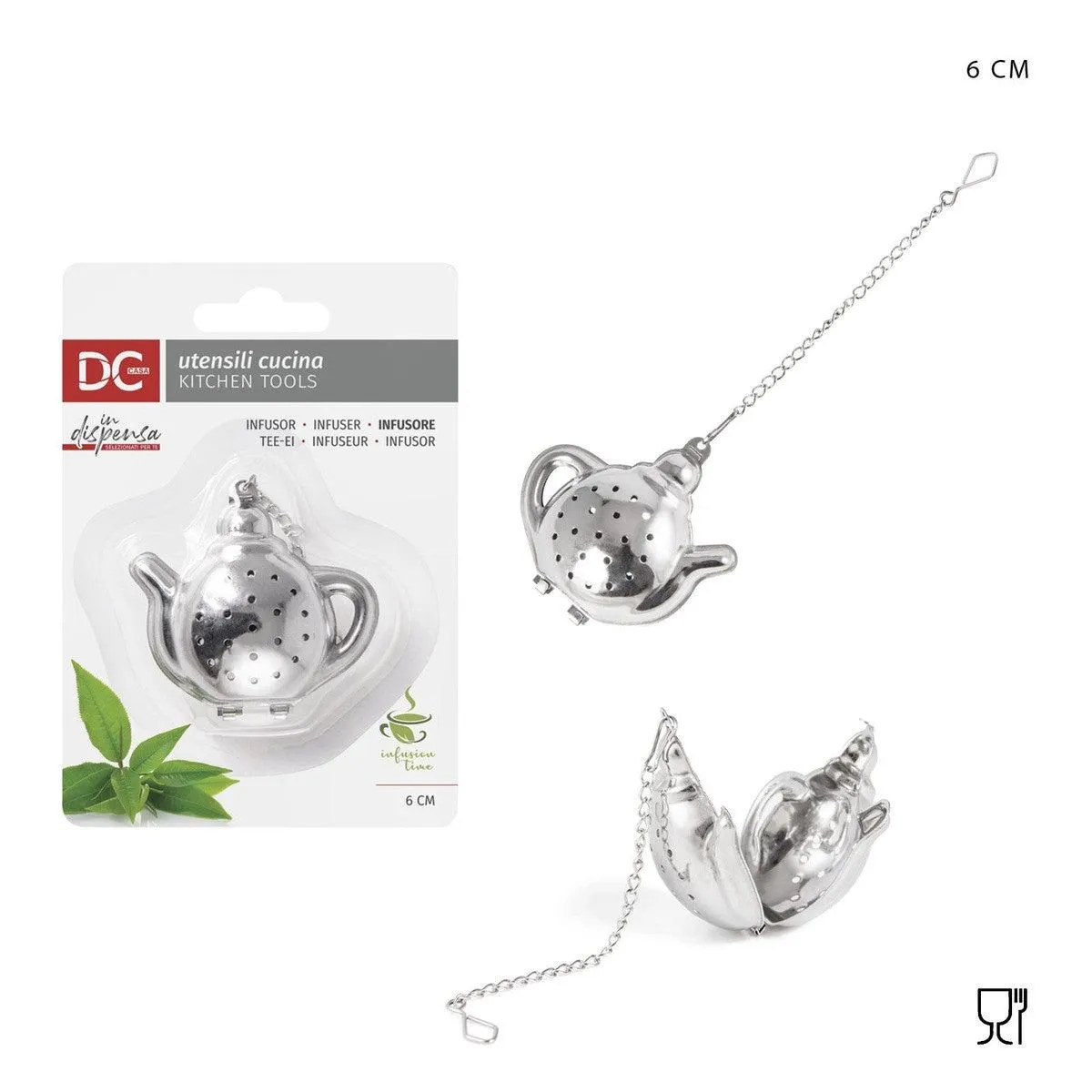 Dc - Steel Tea Infuser 6X3X6Cm