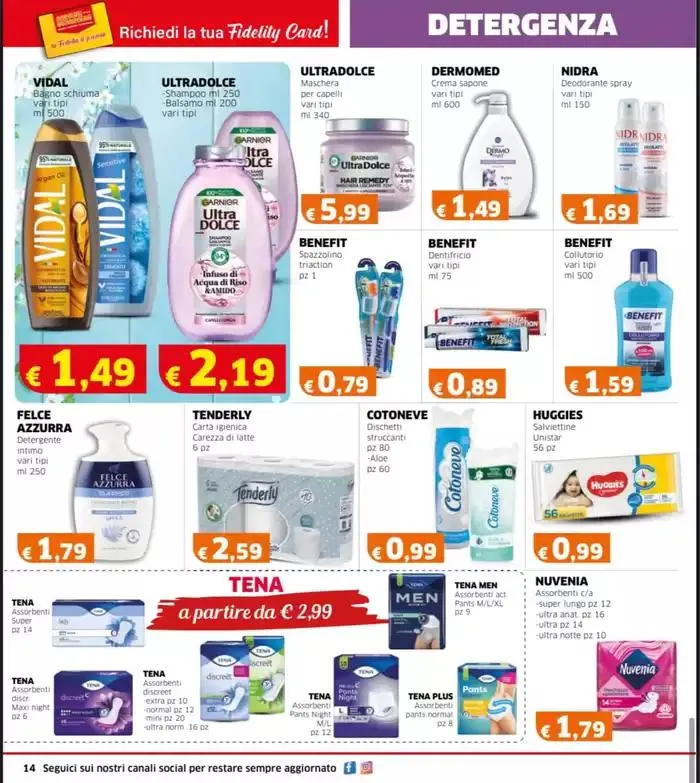 Dove tutto costa meno! da 18 marzo a 31 marzo di 2025 - Pagina del volantino 14