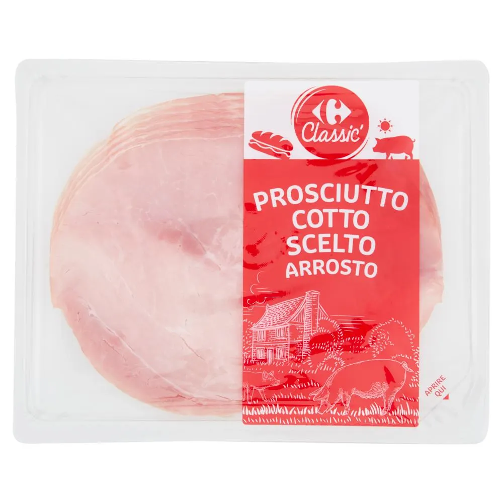 Carrefour Classic Prosciutto Cotto Scelto Arrosto 120 g