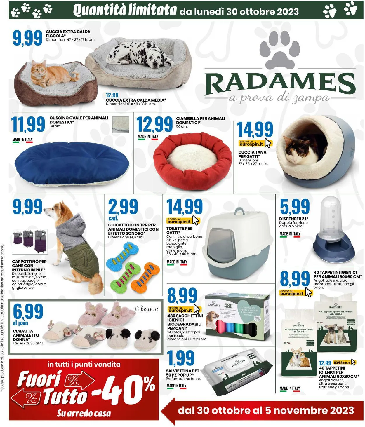 EURO Spin Volantino attuale da 2 novembre a 12 novembre di 2023 - Pagina del volantino 17