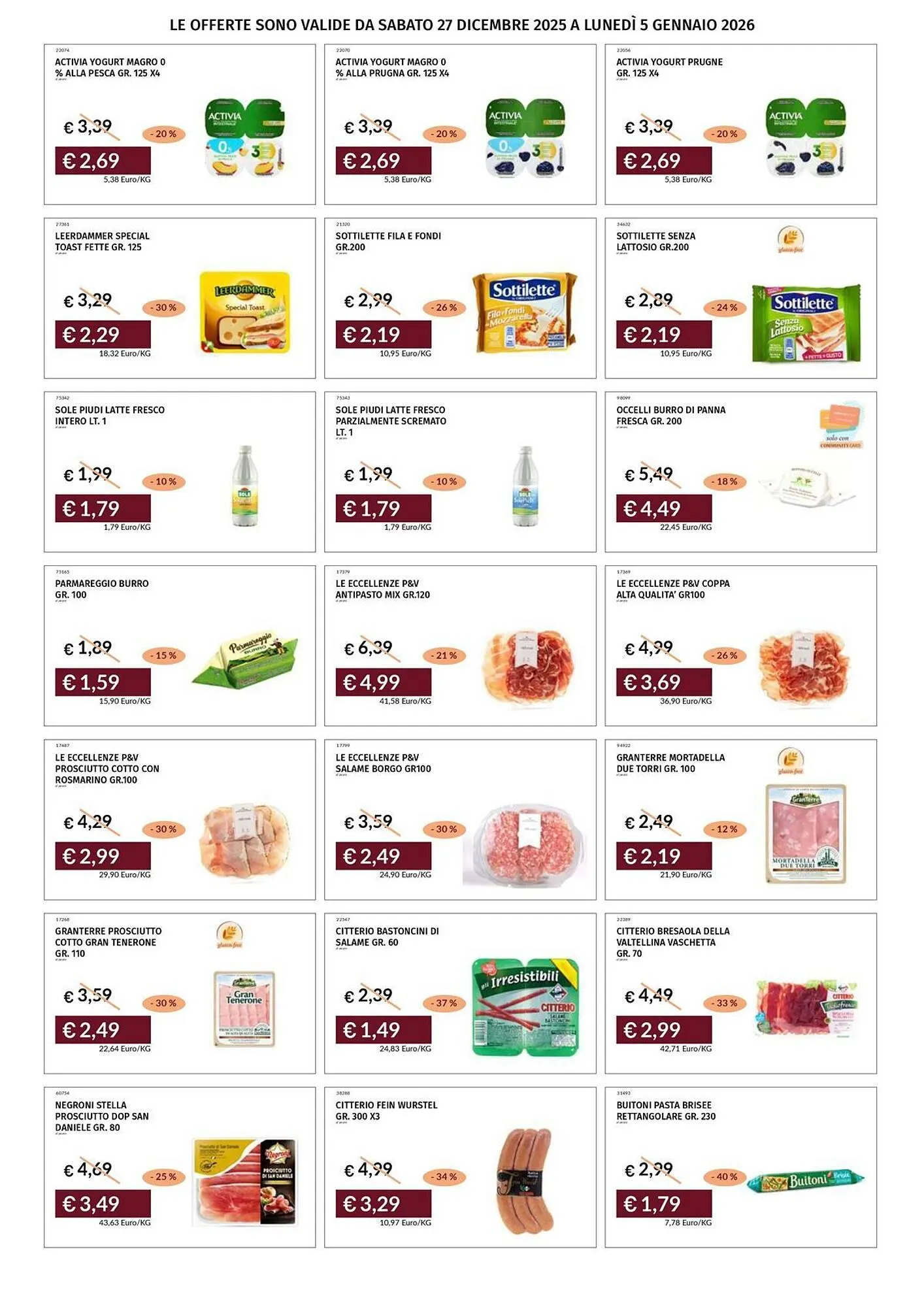 Volantino Prezzemolo e Vitale da 29 dicembre a 5 gennaio di 2026 - Pagina del volantino 8