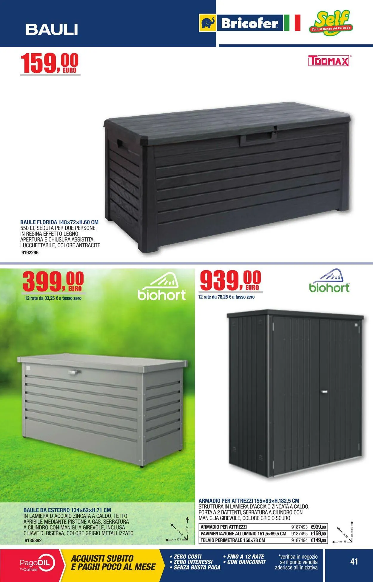 Bricofer - Roma Volantino attuale da 14 maggio a 28 maggio di 2025 - Pagina del volantino 41