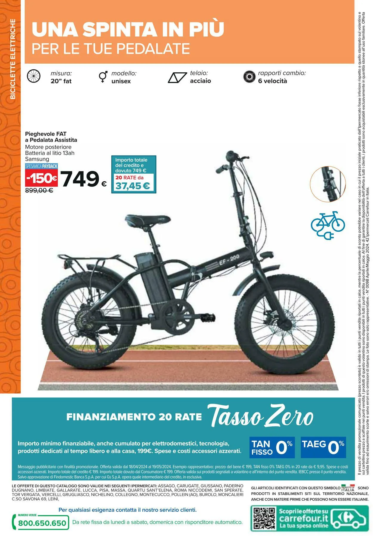 Carrefour Volantino attuale da 18 aprile a 19 maggio di 2024 - Pagina del volantino 20