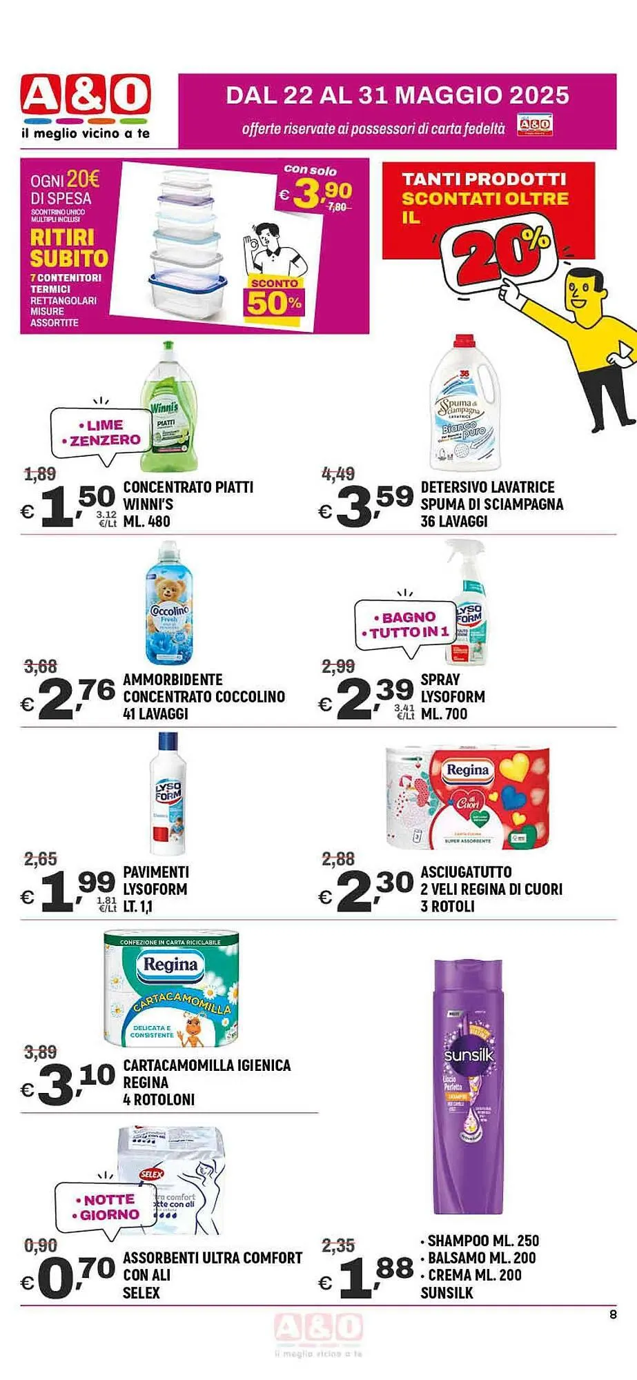 Volantino A&O da 22 maggio a 31 maggio di 2025 - Pagina del volantino 8