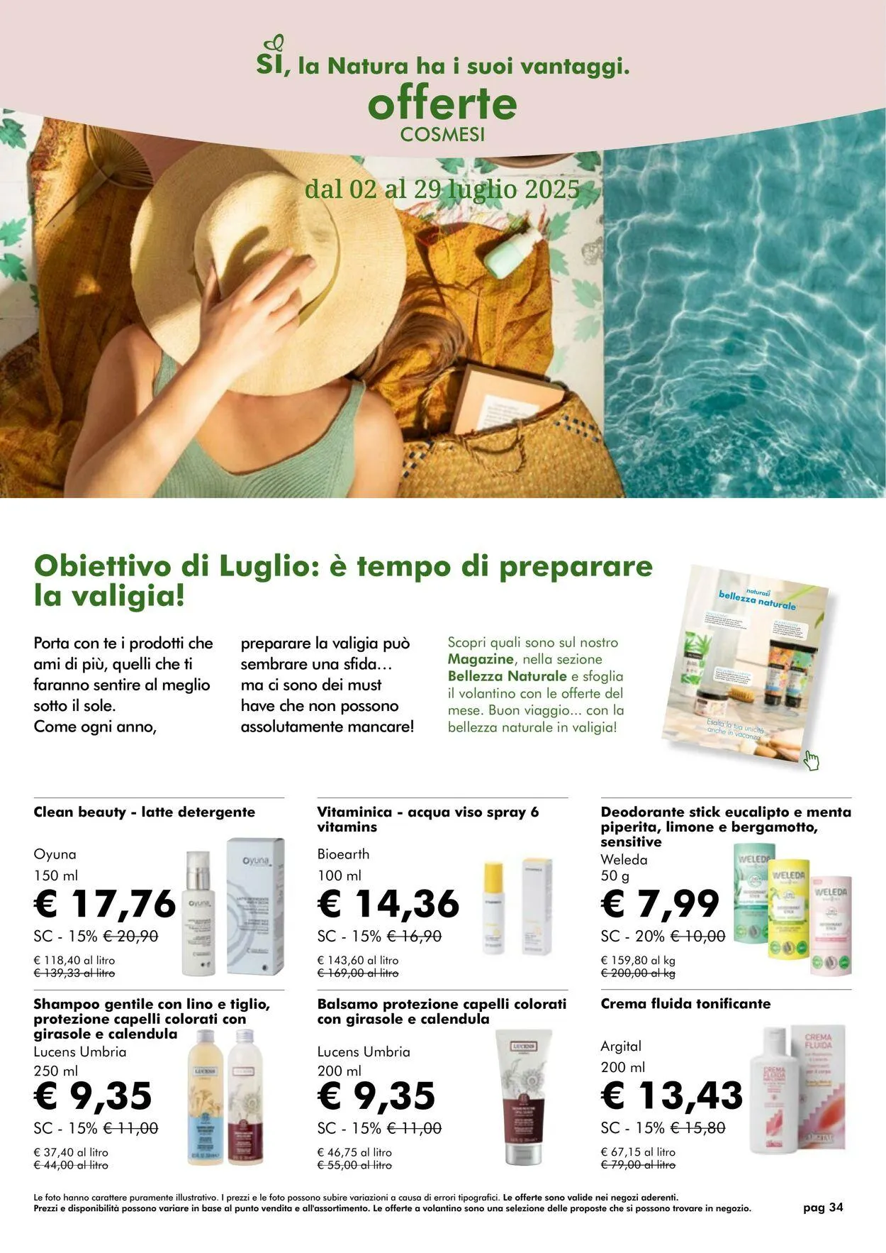 Natura Sì Volantino attuale da 1 luglio a 31 luglio di 2025 - Pagina del volantino 34