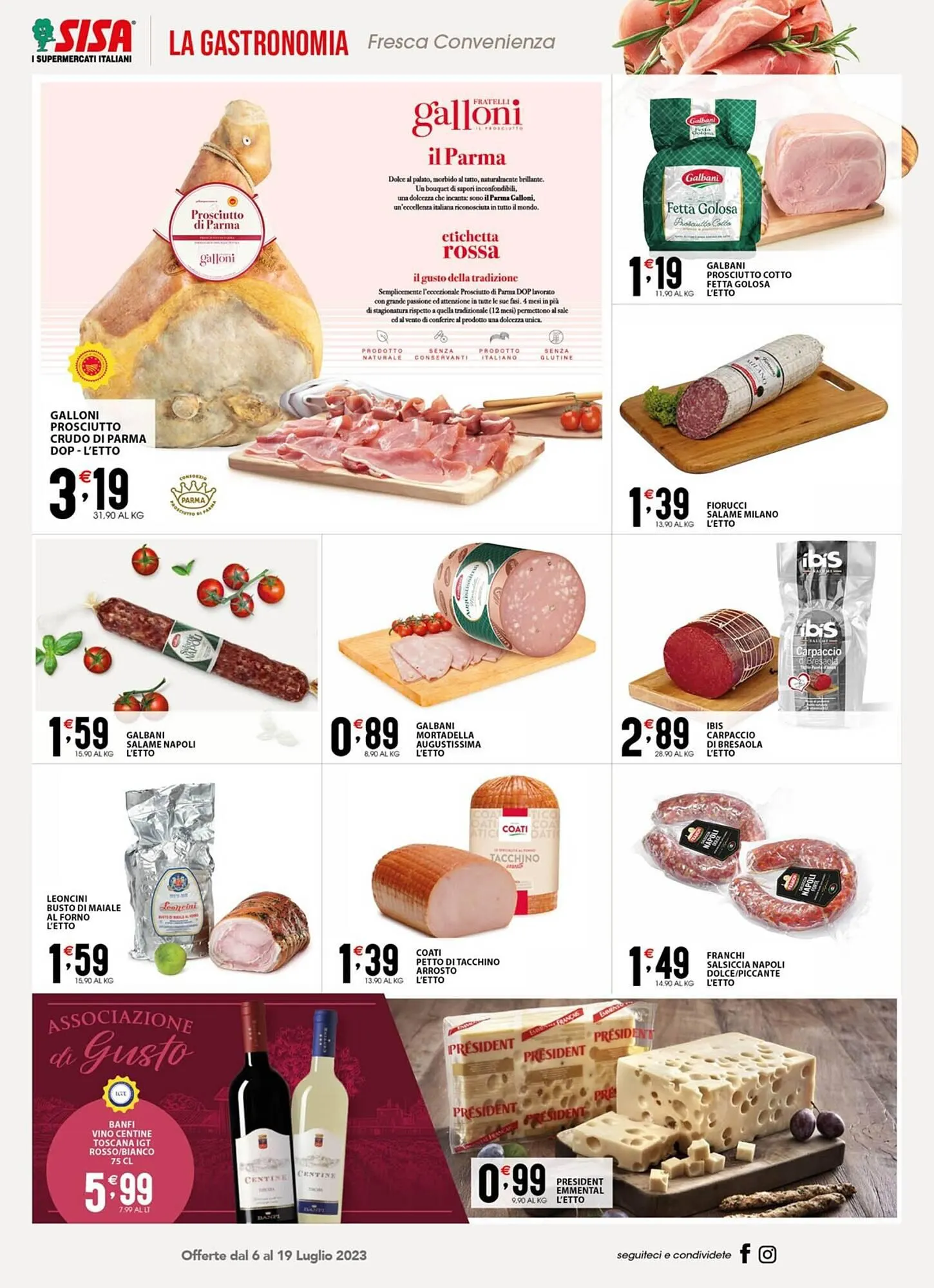 Volantino Sisa da 6 luglio a 19 luglio di 2023 - Pagina del volantino 4