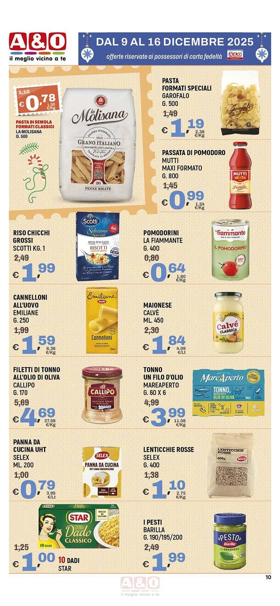 Volantino A&O da 9 dicembre a 16 dicembre di 2025 - Pagina del volantino 10