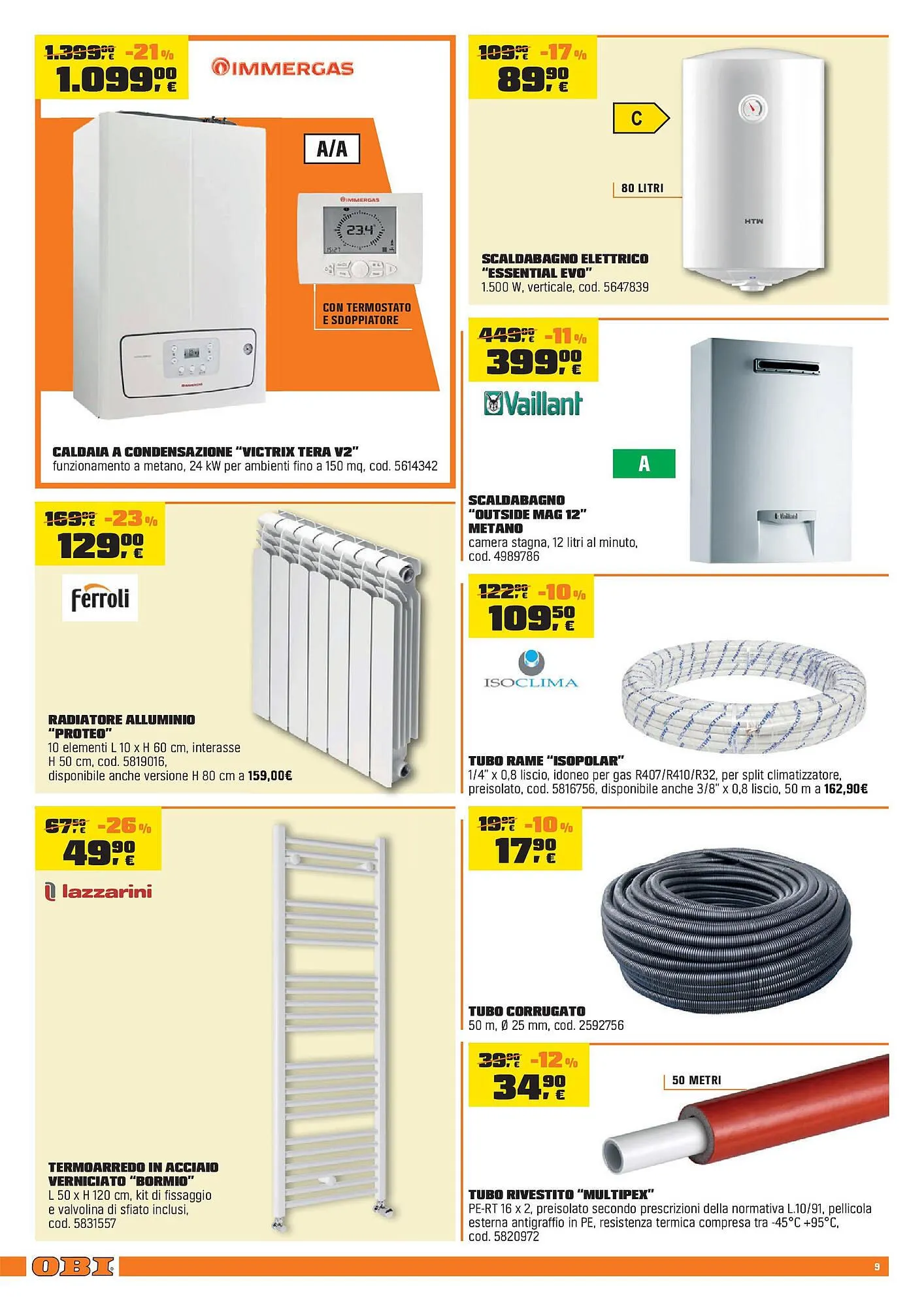 Volantino OBI da 1 ottobre a 26 ottobre di 2025 - Pagina del volantino 9