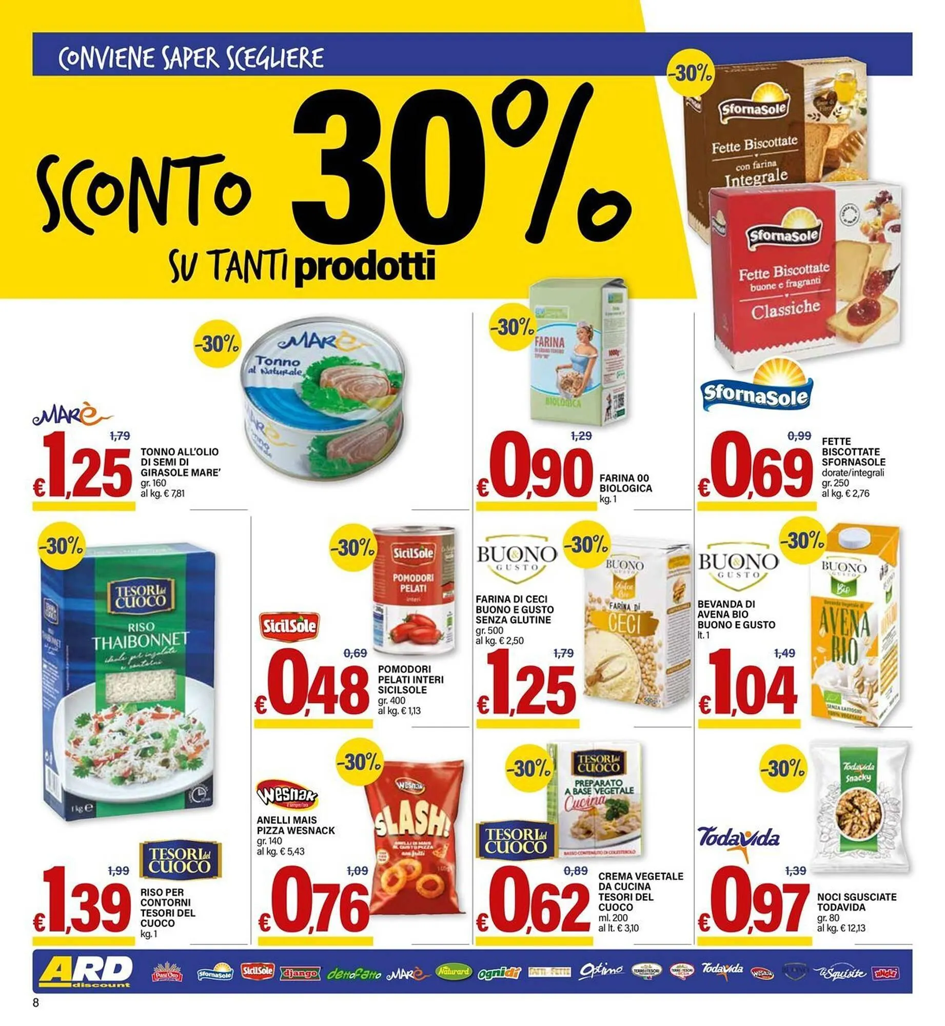 Volantino Ard Discount da 3 ottobre a 13 ottobre di 2024 - Pagina del volantino 8