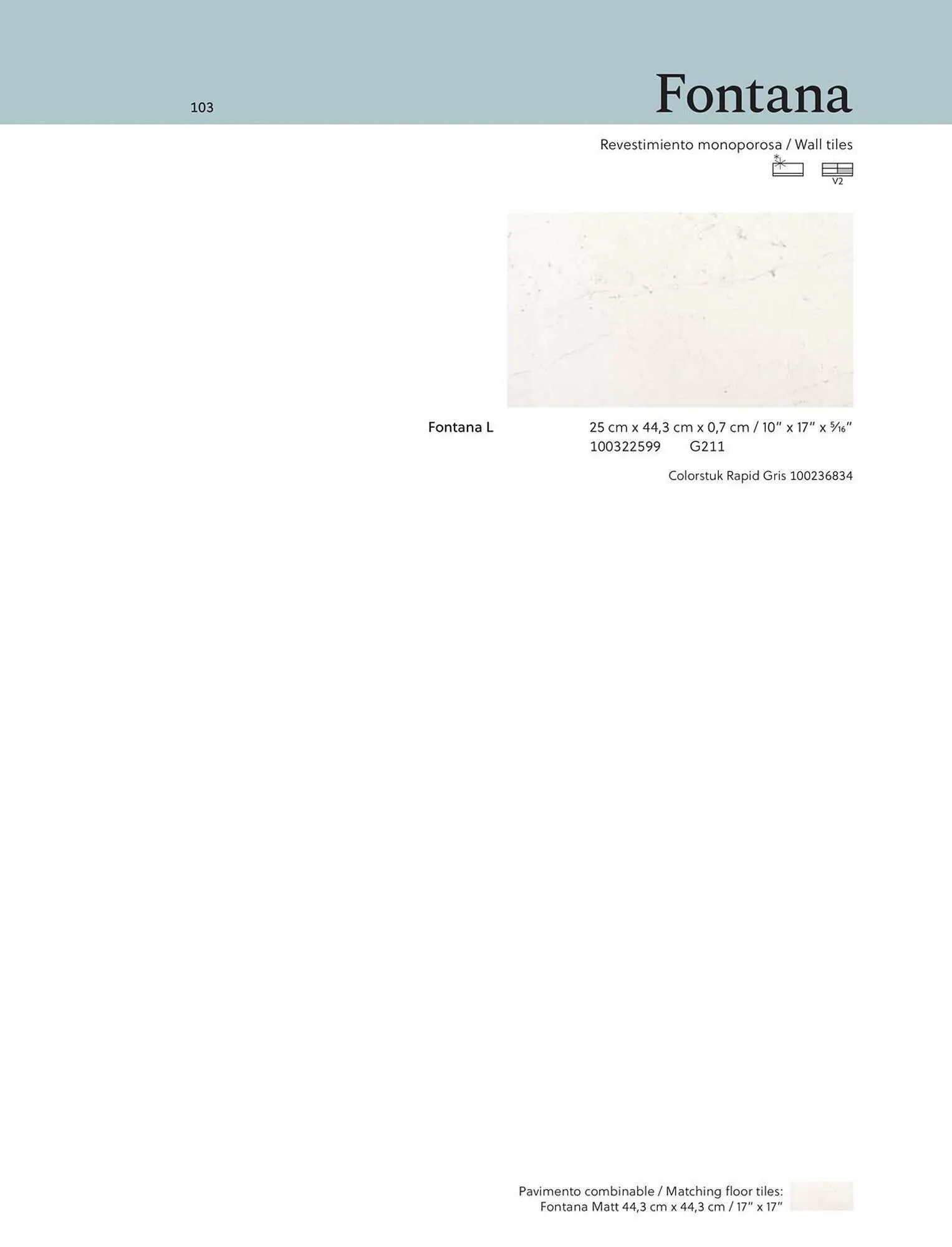 Catalogue Porcelanosa du 27 juin au 31 décembre 2025 - Catalogue page 103