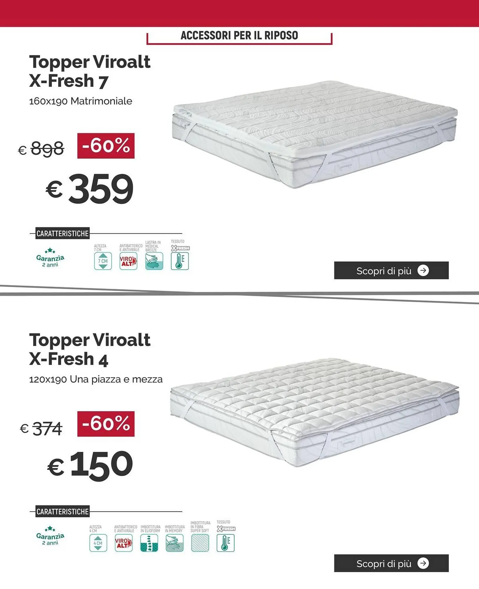 Volantino Materassi e Materassi da 6 marzo a 31 marzo di 2025 - Pagina del volantino 28