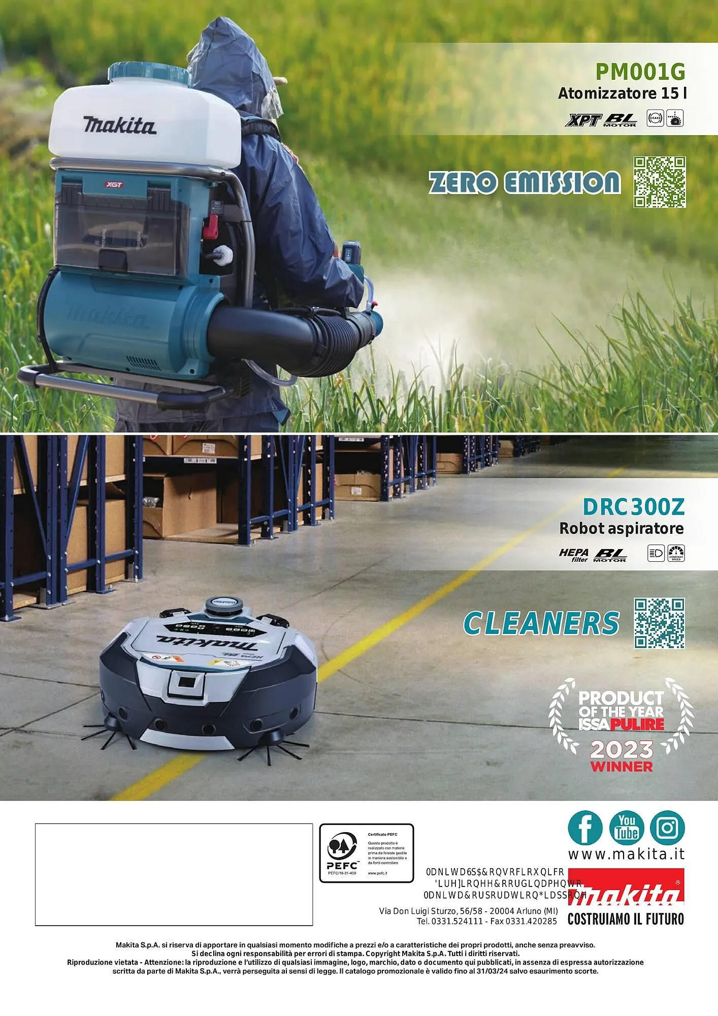 Volantino Makita da 1 ottobre a 31 marzo di 2024 - Pagina del volantino 132