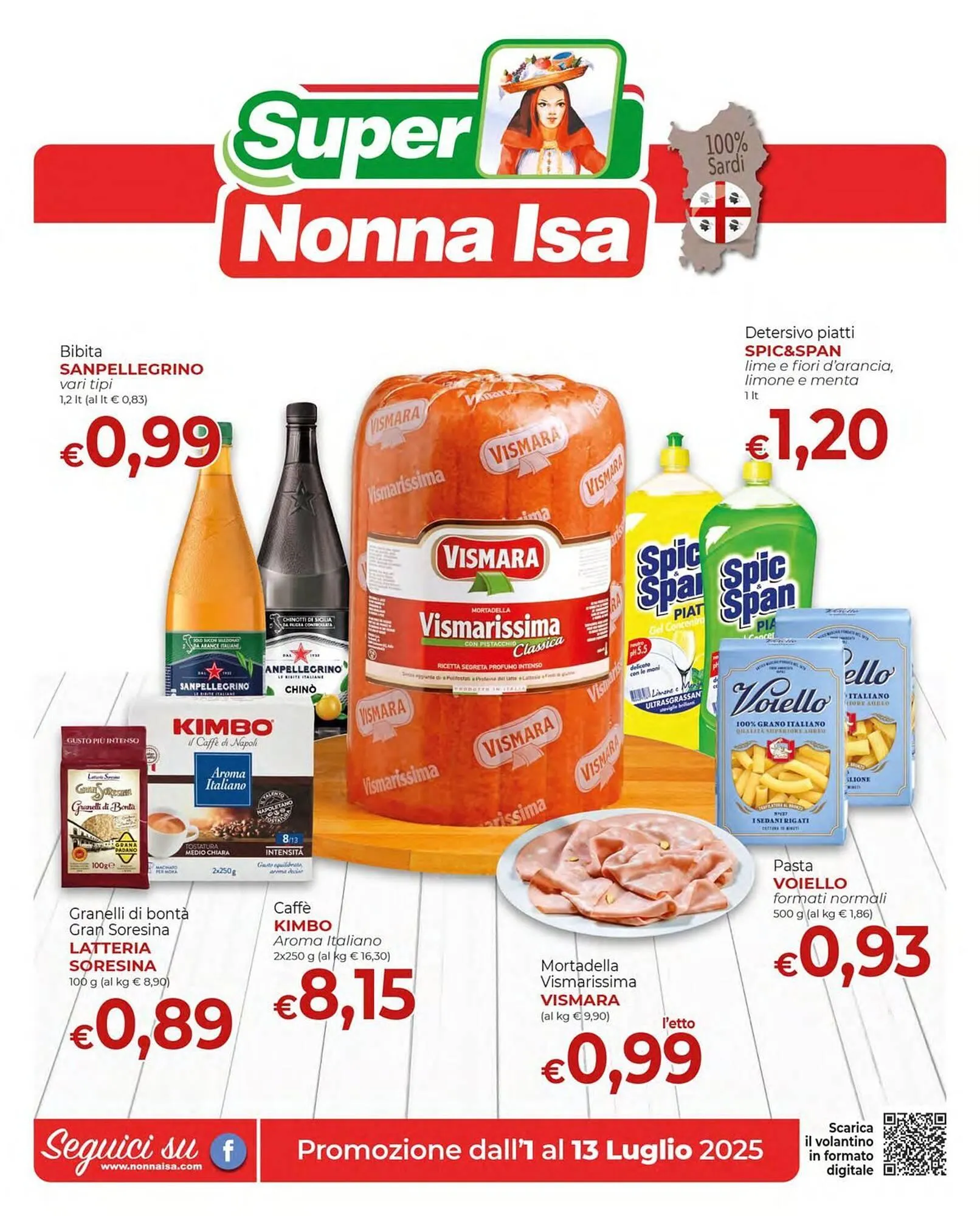 Volantino Supermercati Nonna Isa da 1 luglio a 13 luglio di 2025 - Pagina del volantino 1