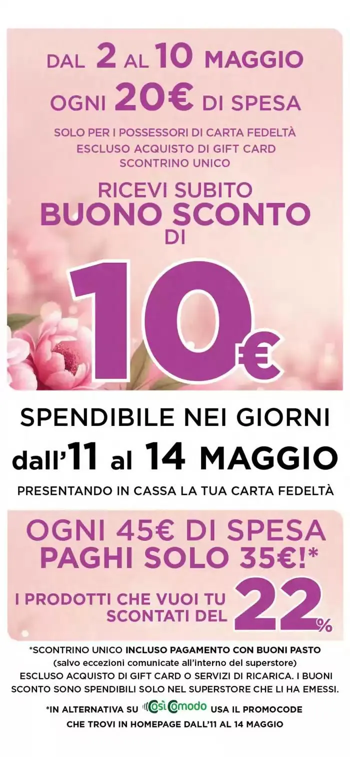 Benvenuto Maggio ? da 2 maggio a 10 maggio di 2025 - Pagina del volantino 2