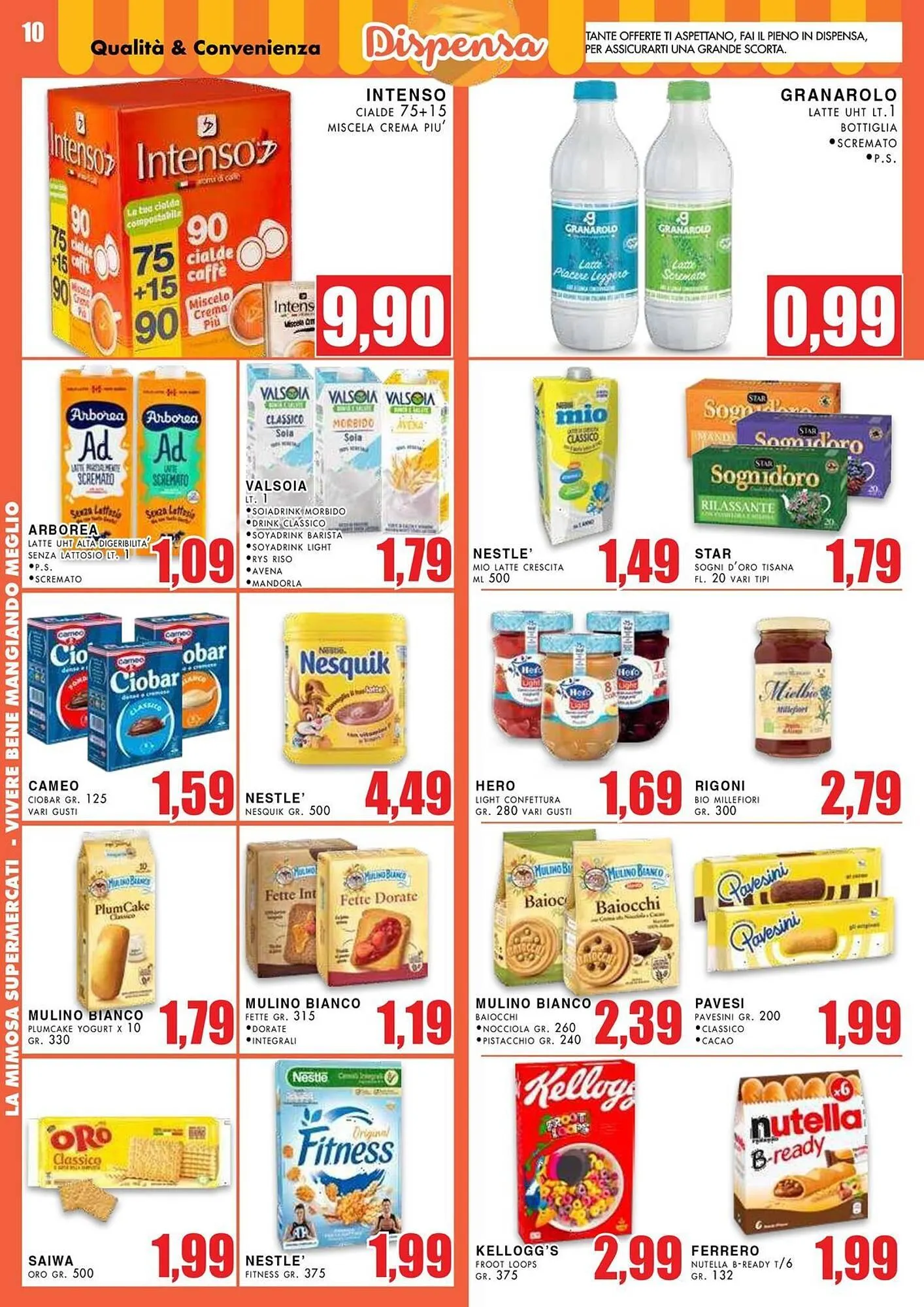Volantino La Mimosa Supermercati da 20 ottobre a 2 novembre di 2025 - Pagina del volantino 10