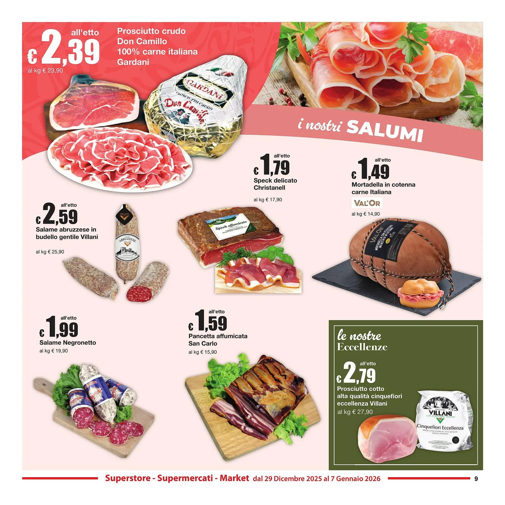 Volantino Sì con te da 29 dicembre a 7 gennaio di 2026 - Pagina del volantino 9