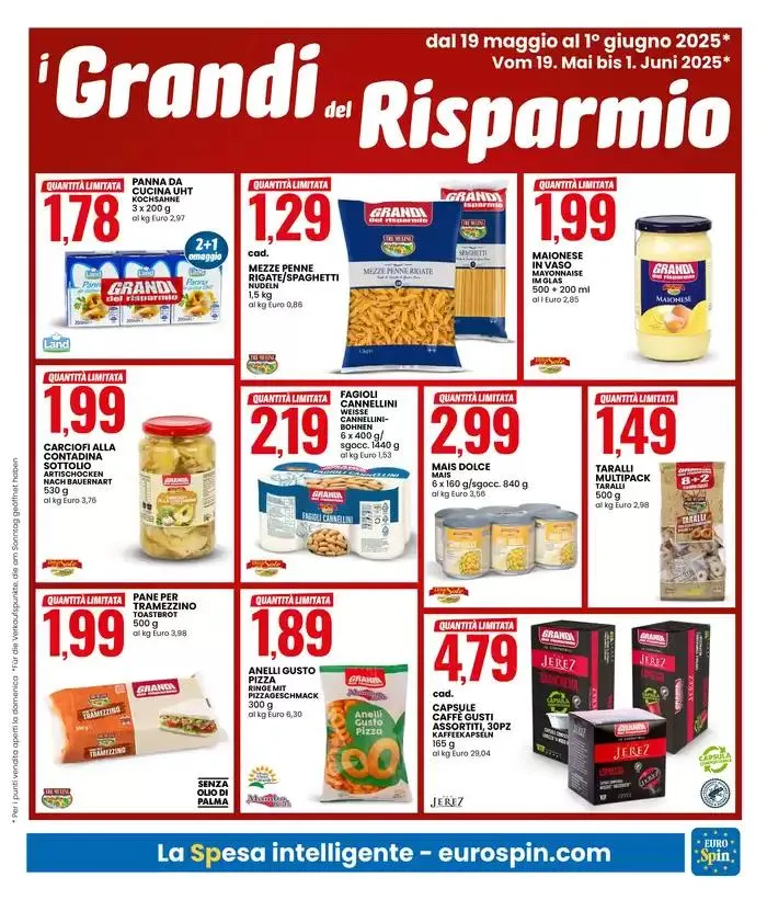 I Grandi del risparmio da 19 maggio a 1 giugno di 2025 - Pagina del volantino 3