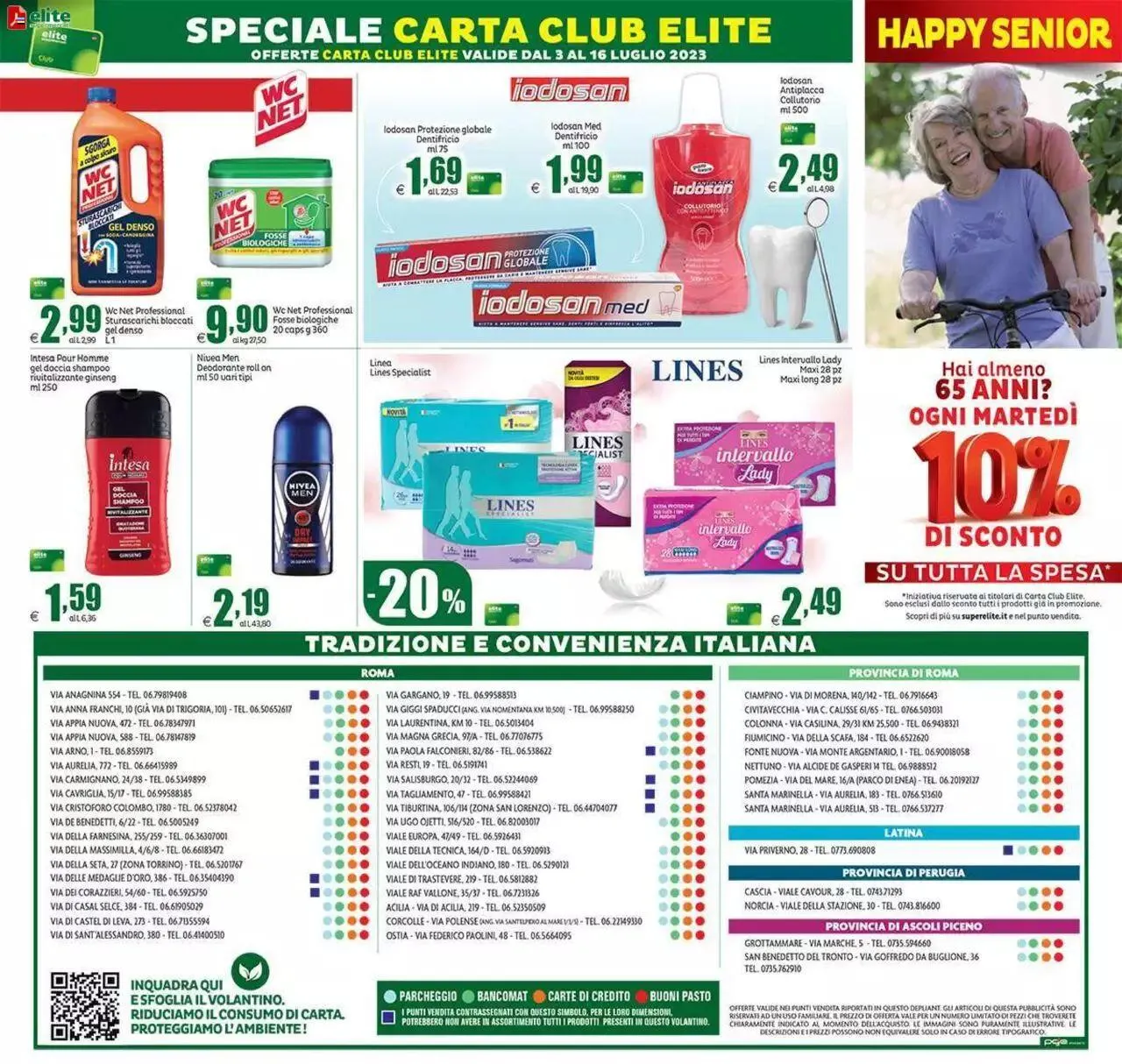 Volantino Elite Supermercati da 3 luglio a 12 luglio di 2023 - Pagina del volantino 20