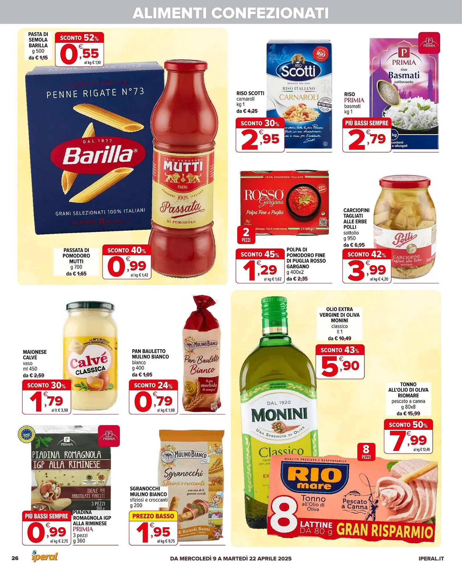 Volantino Iperal da 9 aprile a 22 aprile di 2025 - Pagina del volantino 26