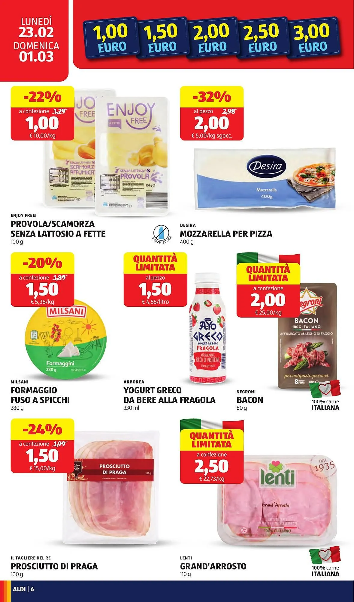 Volantino ALDI da 23 febbraio a 1 marzo di 2026 - Pagina del volantino 6