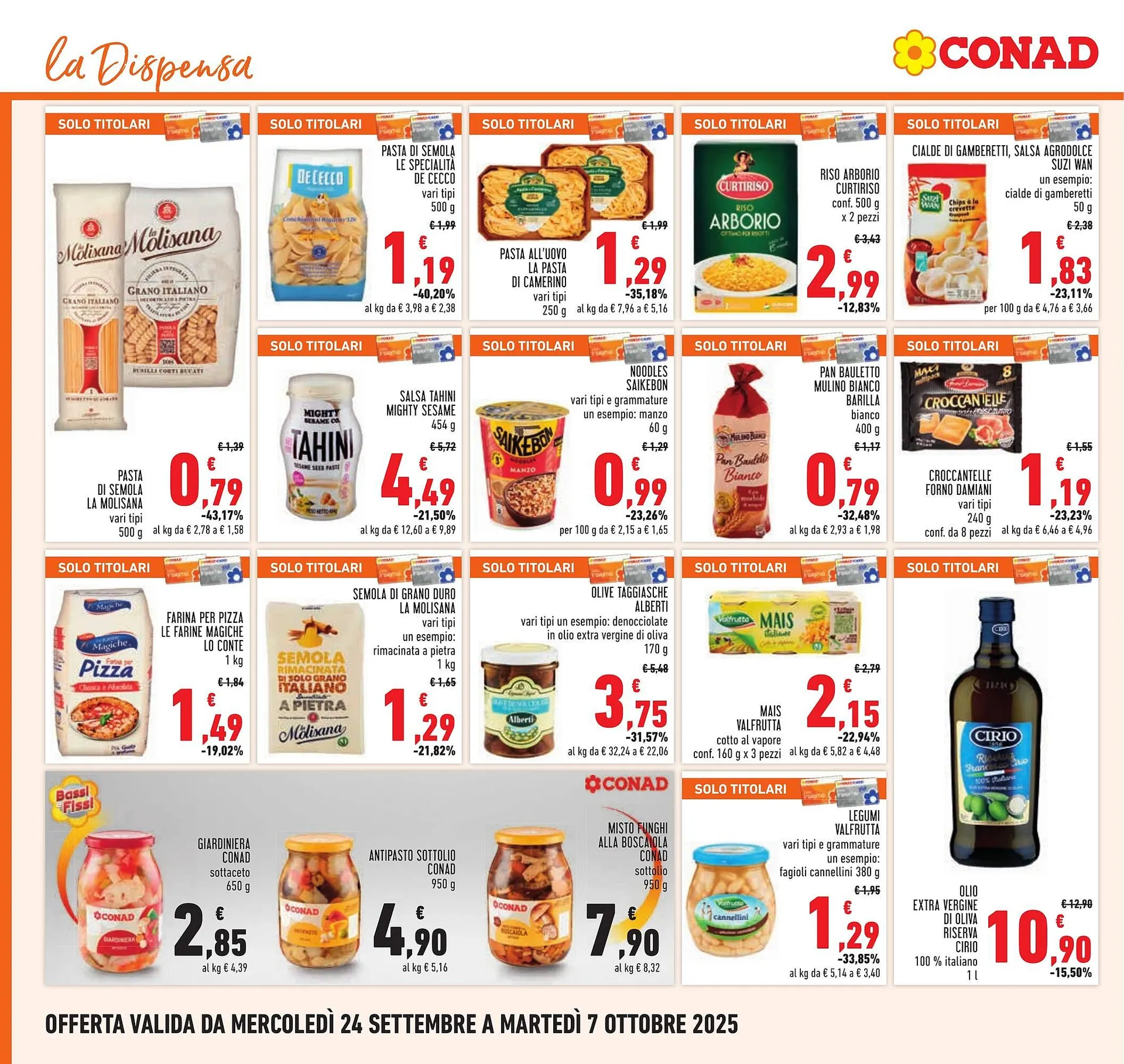 Volantino Conad da 24 settembre a 7 ottobre di 2025 - Pagina del volantino 14
