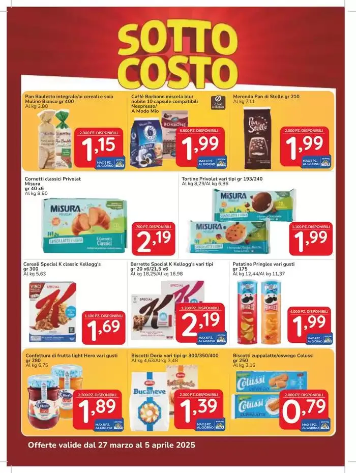 Sotto Costo da 27 marzo a 5 aprile di 2025 - Pagina del volantino 4