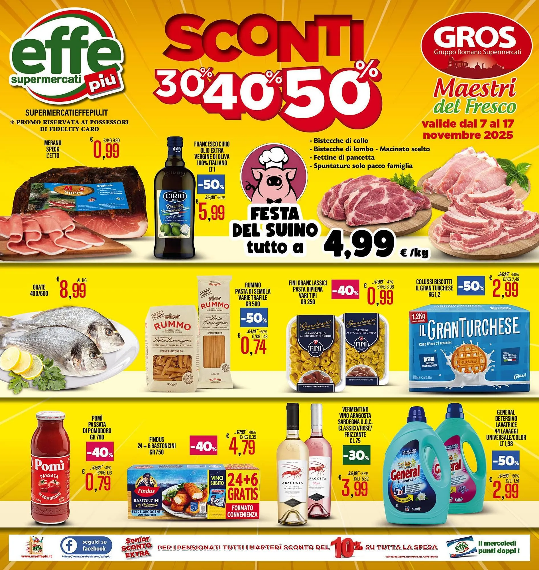 Volantino Supermercati EffePiù da 7 novembre a 17 novembre di 2025 - Pagina del volantino 1
