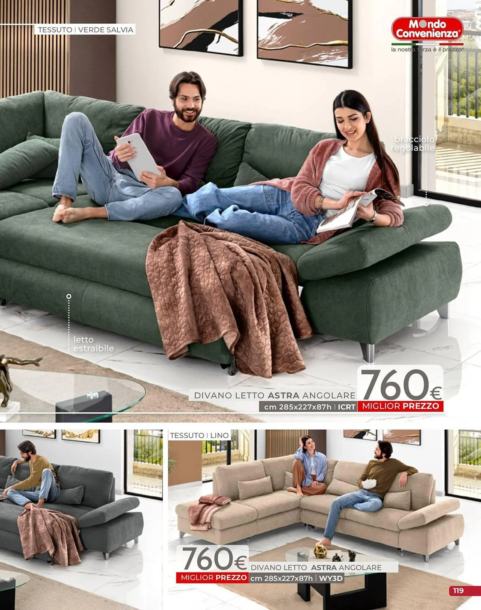 volantino Mondo Convenienza da 1 settembre a 31 dicembre di 2025 - Pagina del volantino 121