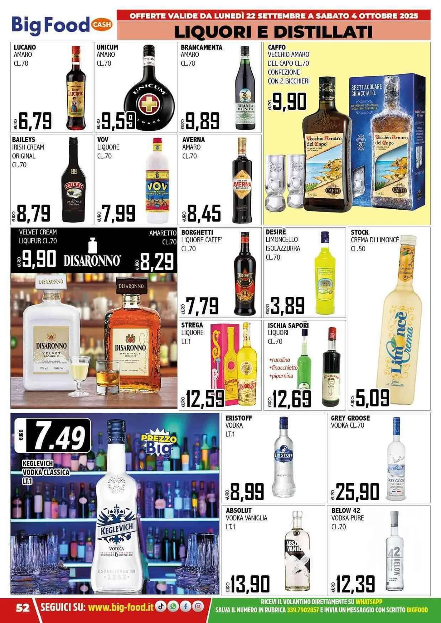 Volantino Big Food da 22 settembre a 4 ottobre di 2025 - Pagina del volantino 52
