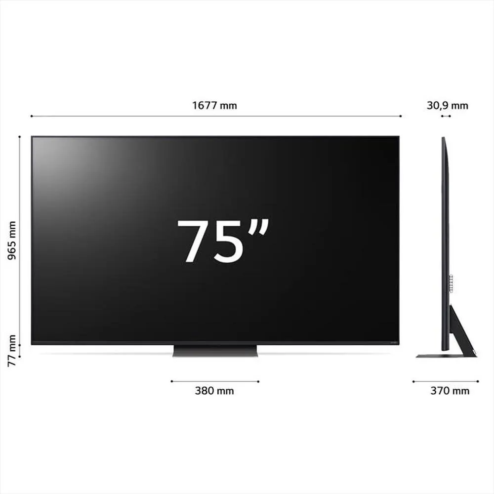 LG - Smart TV QNED UHD 4K 75" 75QNED86T6A-Blu