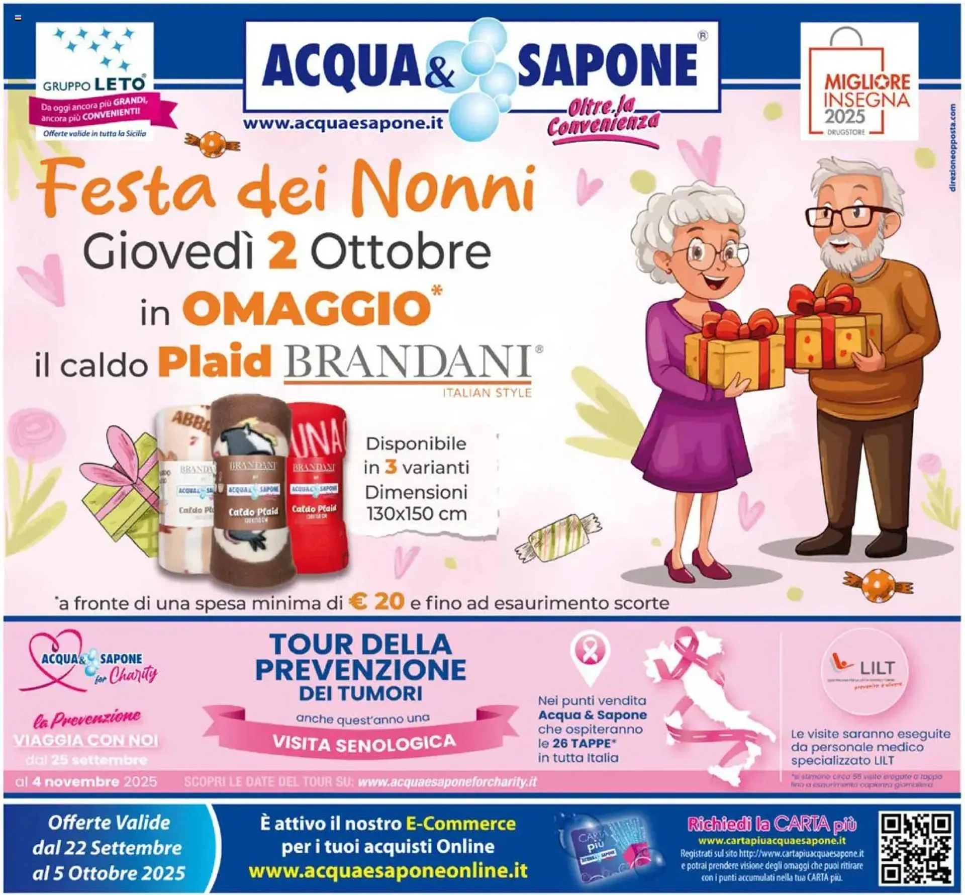 Volantino Acqua & Sapone da 22 settembre a 5 ottobre di 2025 - Pagina del volantino 1