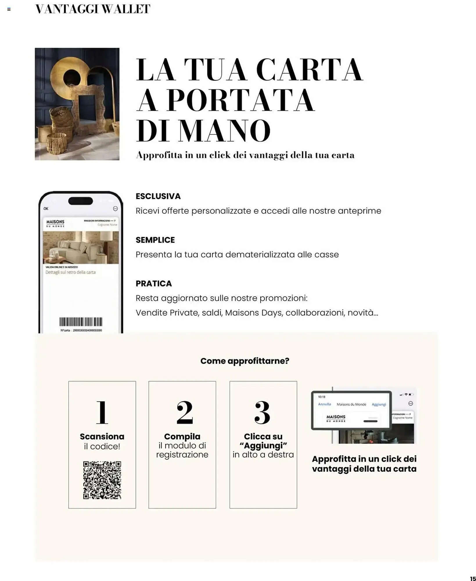 Volantino Maisons du Monde da 27 agosto a 28 febbraio di 2026 - Pagina del volantino 15