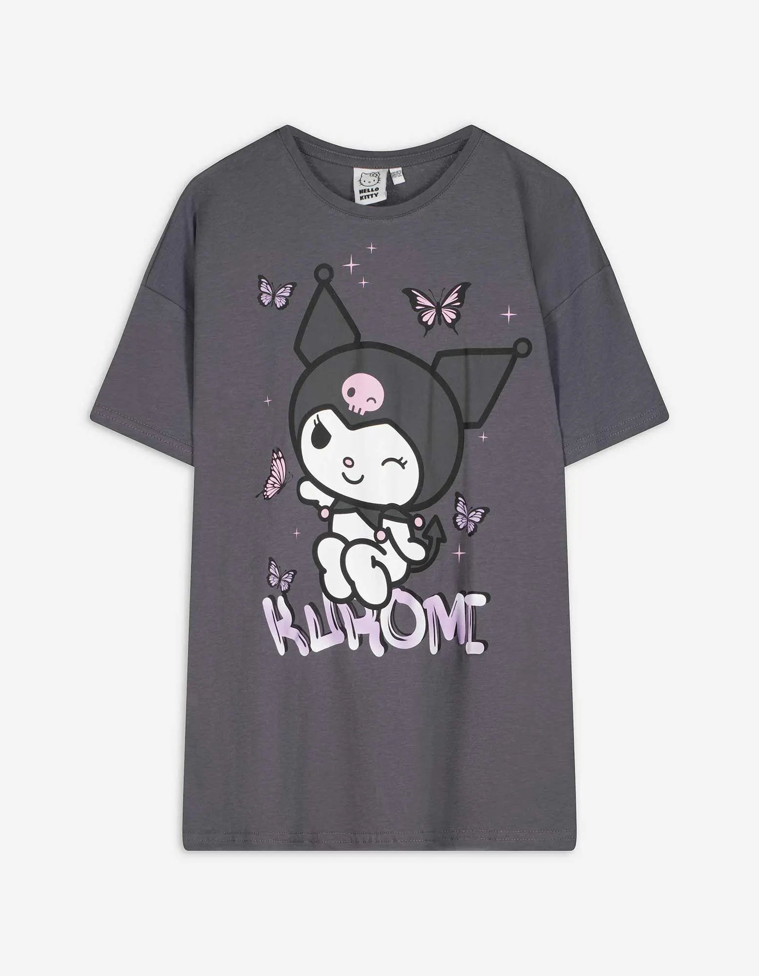 T-shirt - Hello Kitty - grigio scuro
