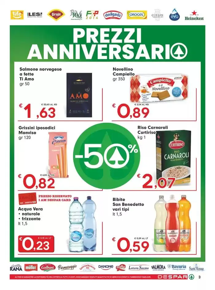 Prezzi anniversari da 17 ottobre a 30 ottobre di 2024 - Pagina del volantino 3