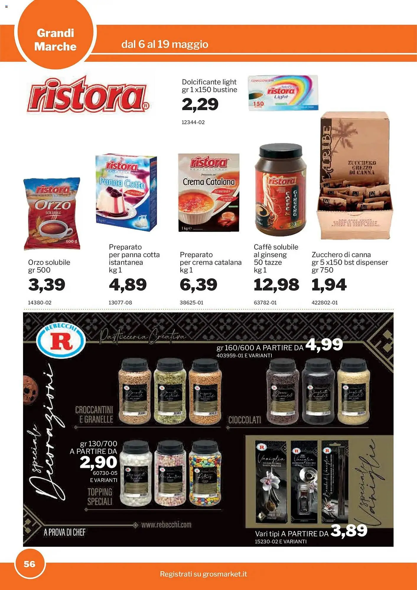Volantino GrosMarket da 6 maggio a 19 maggio di 2026 - Pagina del volantino 56