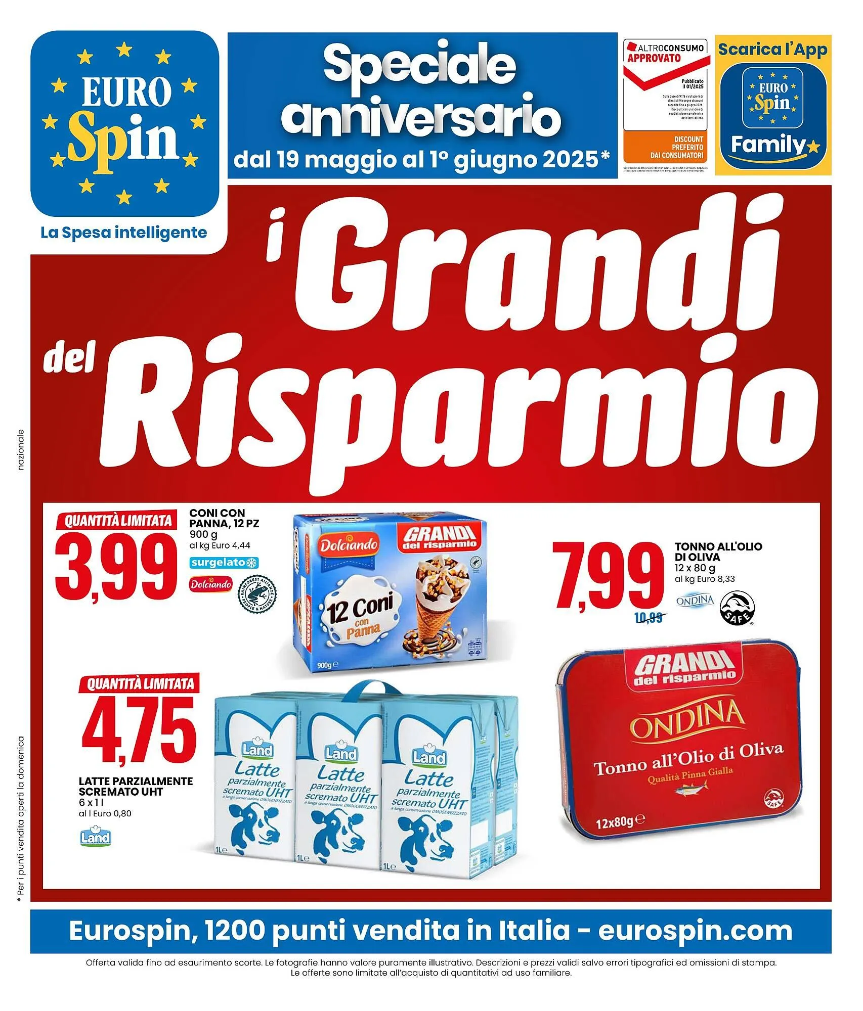 Volantino Eurospin da 19 maggio a 1 giugno di 2025 - Pagina del volantino 1