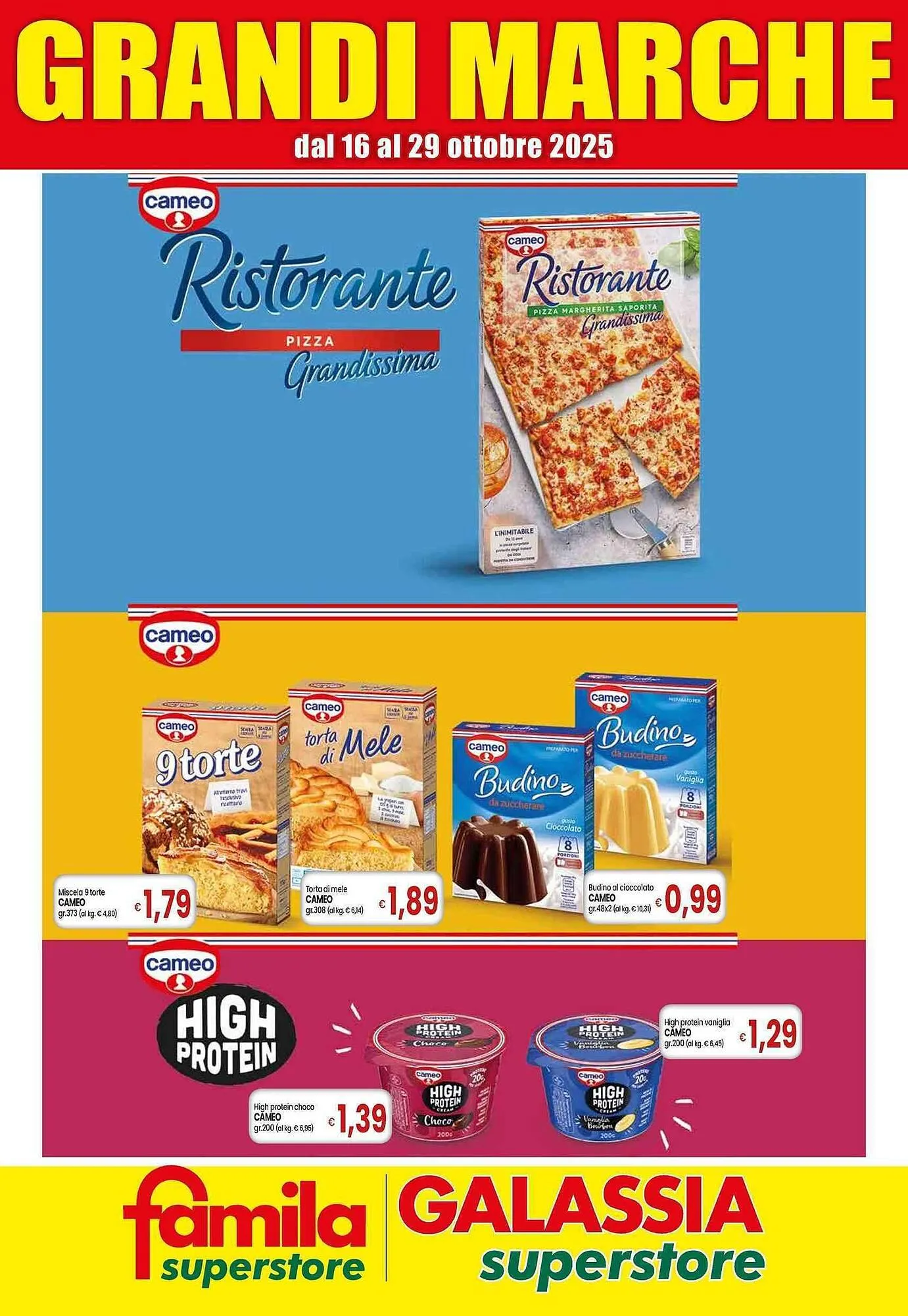 Volantino Famila Superstore da 16 ottobre a 29 ottobre di 2025 - Pagina del volantino 1