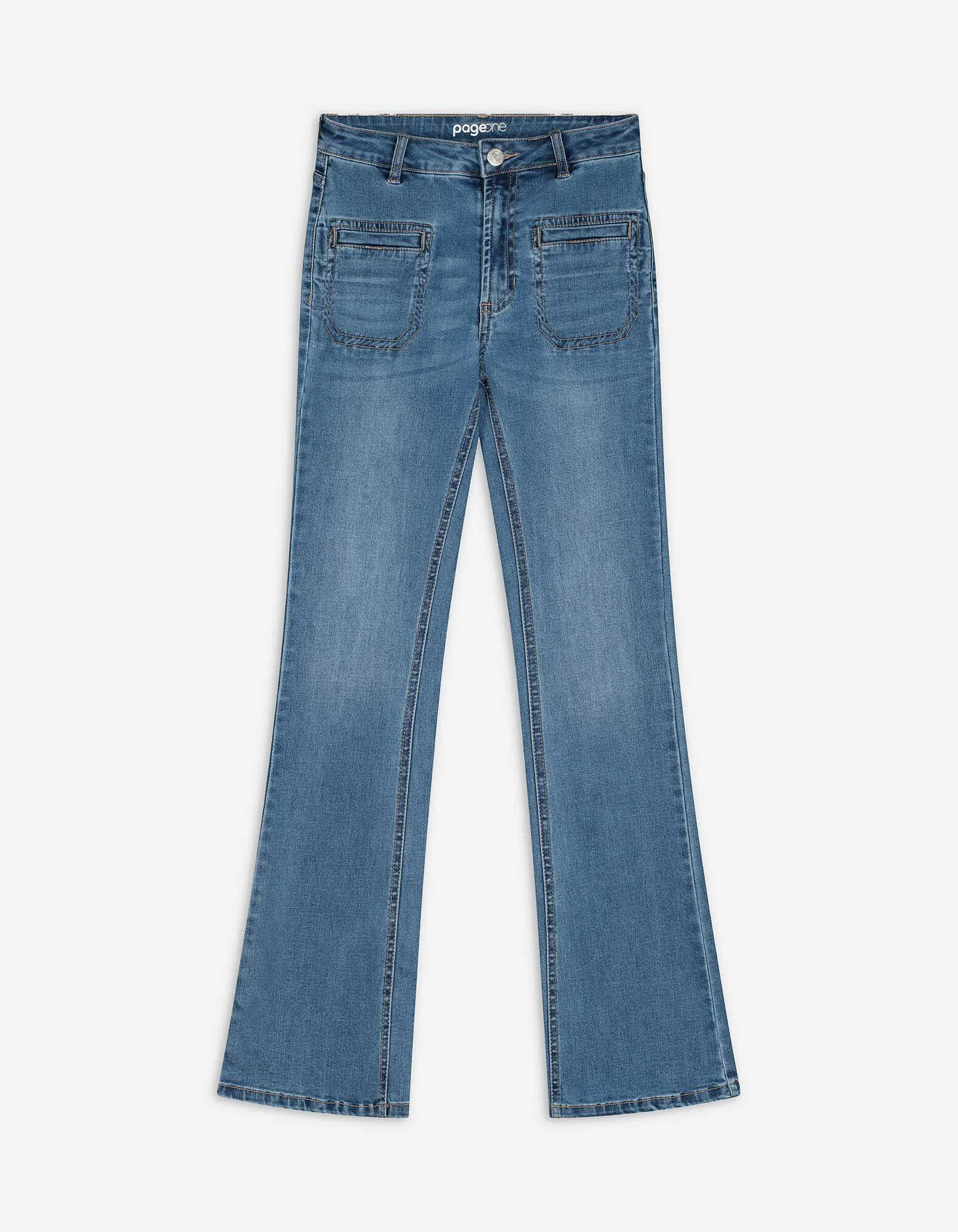 Jeans - Bootcut Fit - blu