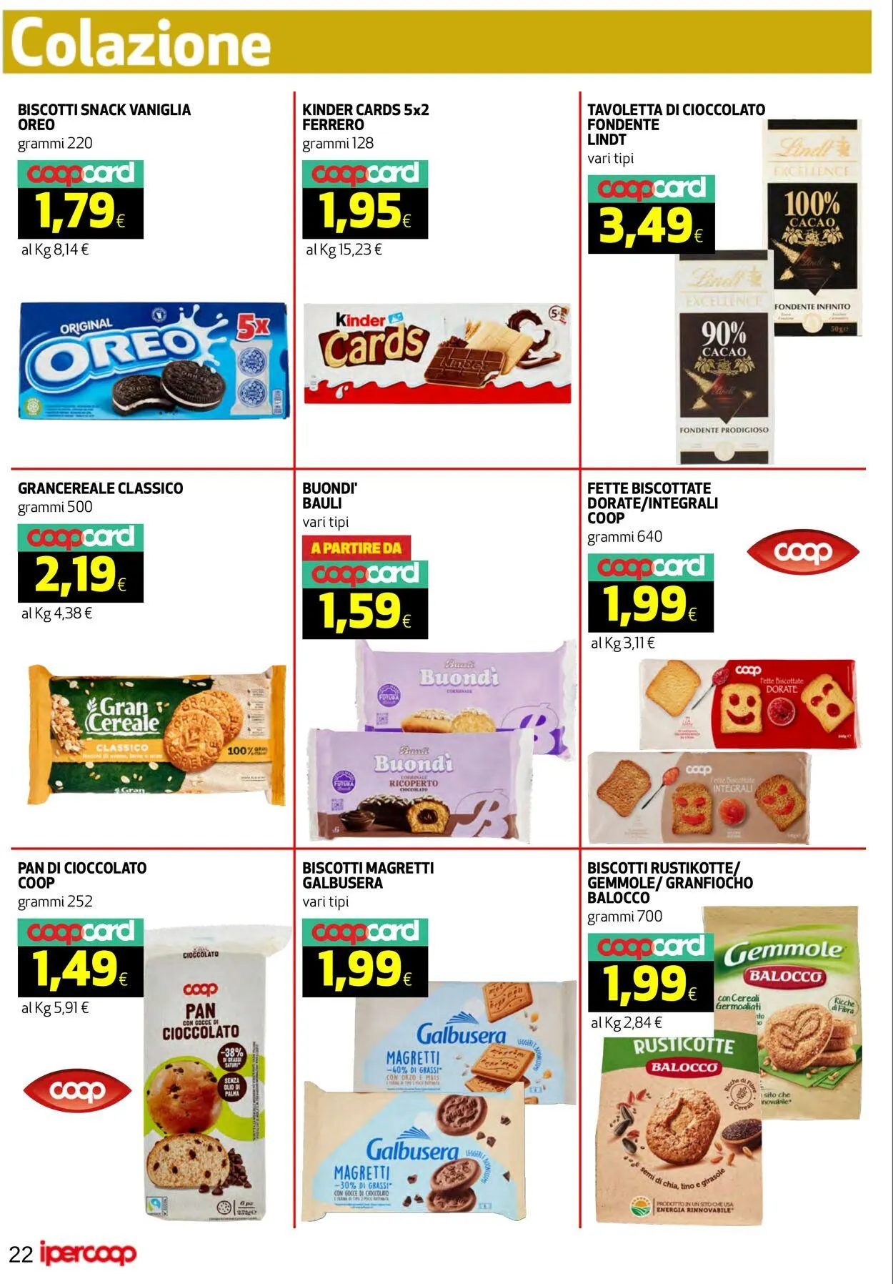 Coop Volantino attuale da 4 giugno a 12 giugno di 2025 - Pagina del volantino 22