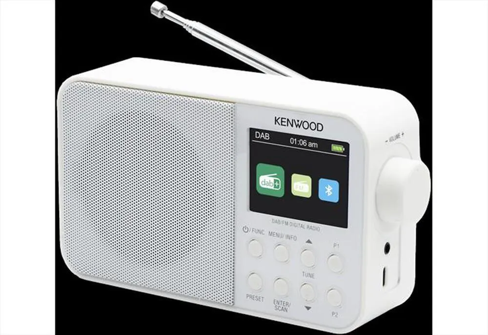 KENWOOD - Radio sveglia CR-M30DAB-BIANCO